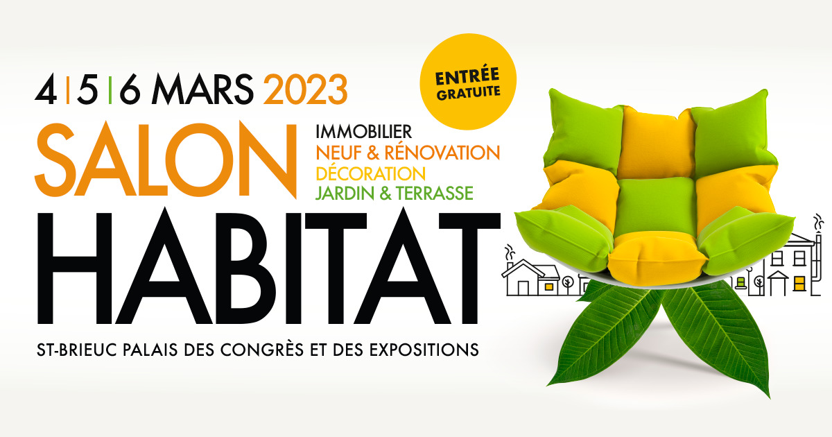 Lire la suite à propos de l’article Salon de l’Habitat Saint Brieuc du 4 au 6 mars 2023