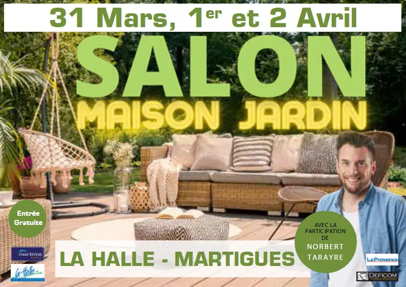 Lire la suite à propos de l’article Salon Habitat & Jardin à Martigues – 31/03 au 2/04