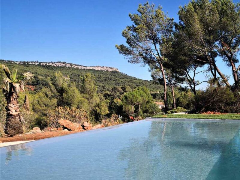 Piscine en béton sans chlore sans brome sans sel